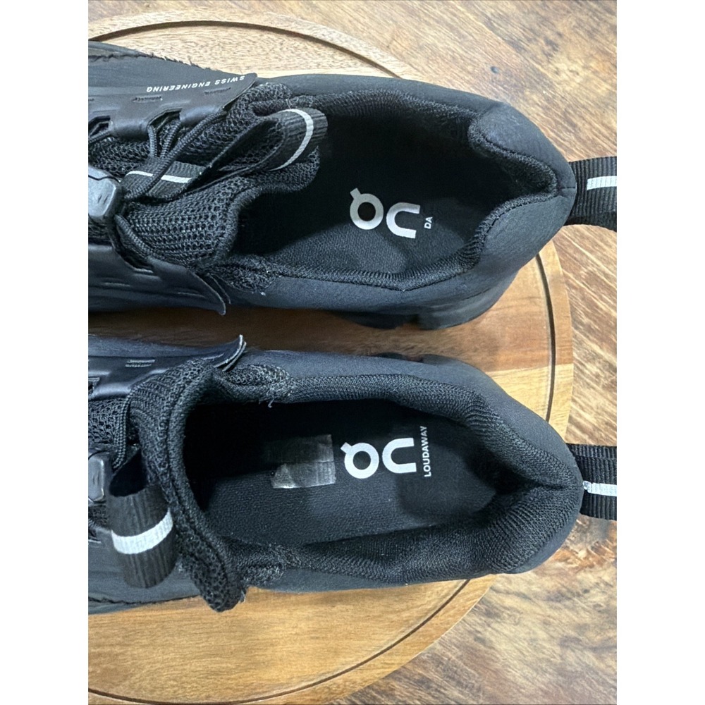 On Cloud Cloudaway Triple Black Running Walking Sneakers Shoes Men’s Sz 10 - Picture 7 of 9